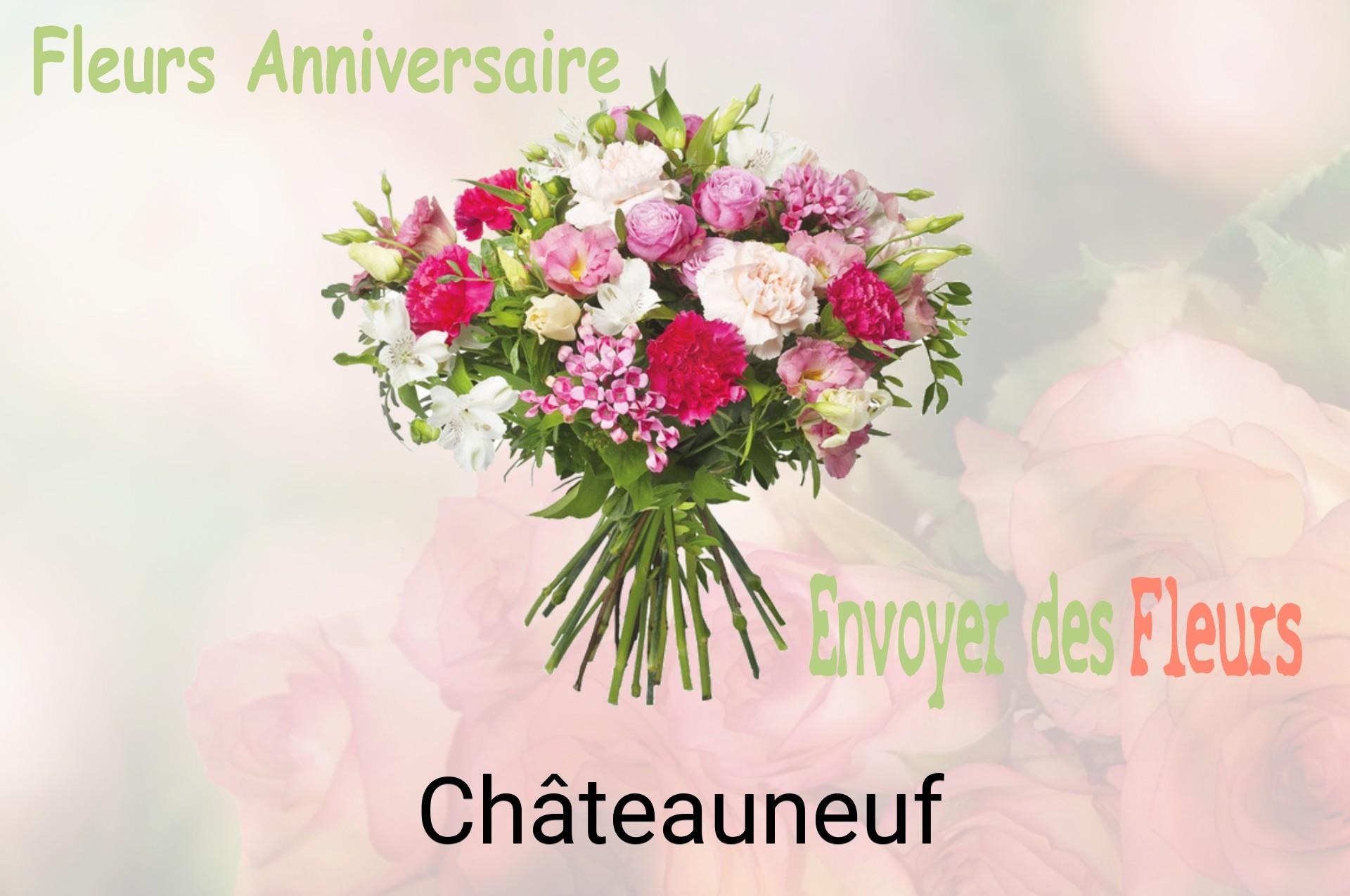 Bouquet de fleurs d’anniversaire livré à Châteauneuf